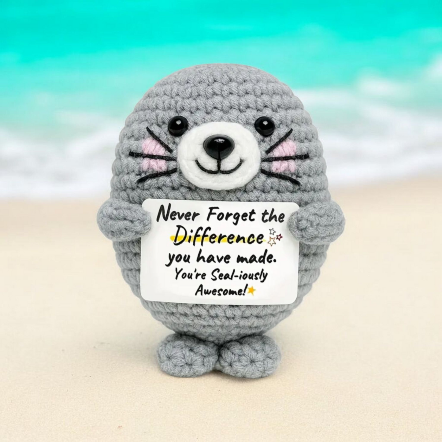 Handmade Seal-iously Awesome Positivity Seal