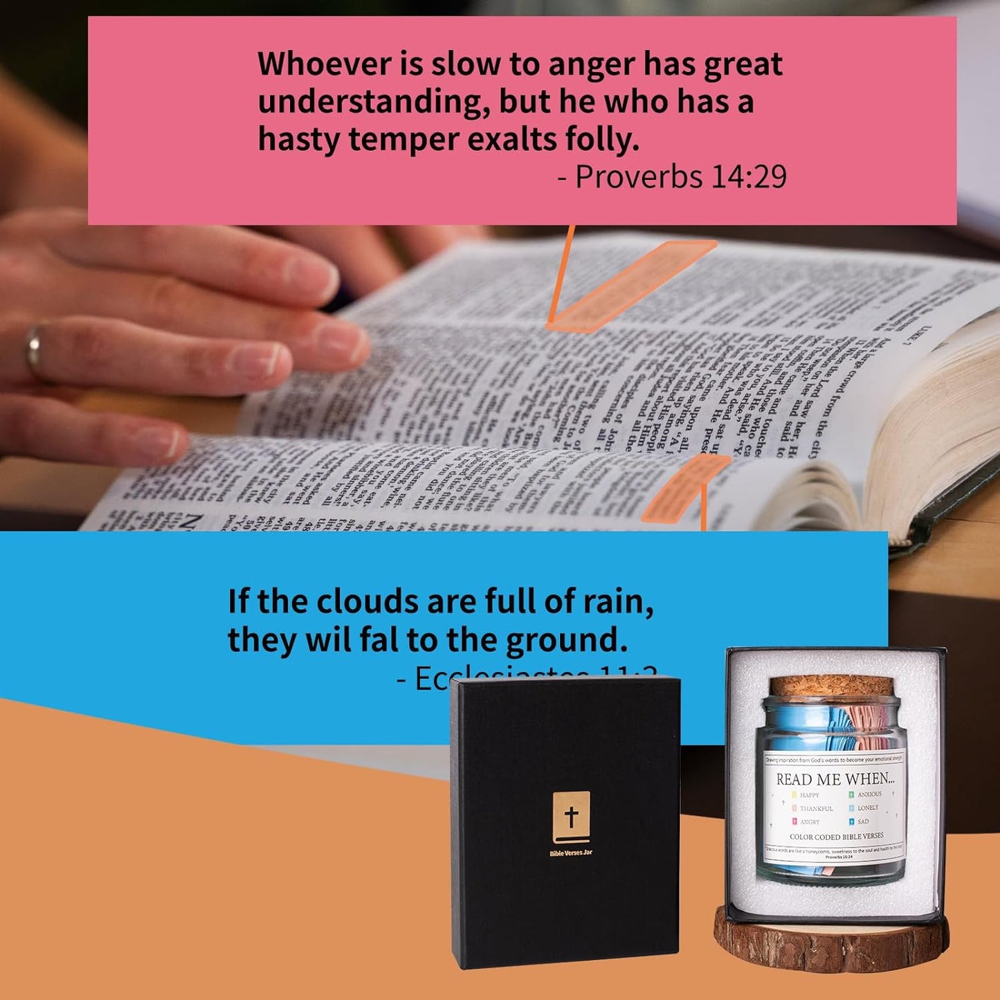 Bible Verses "Read Me When" Jar