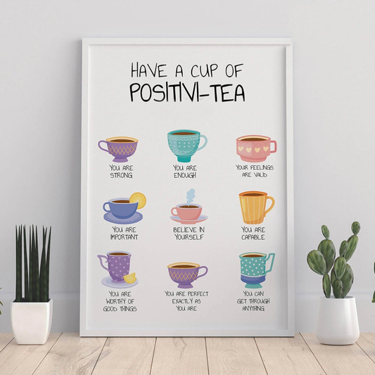 Positivi-Tea Inspirational Canvas