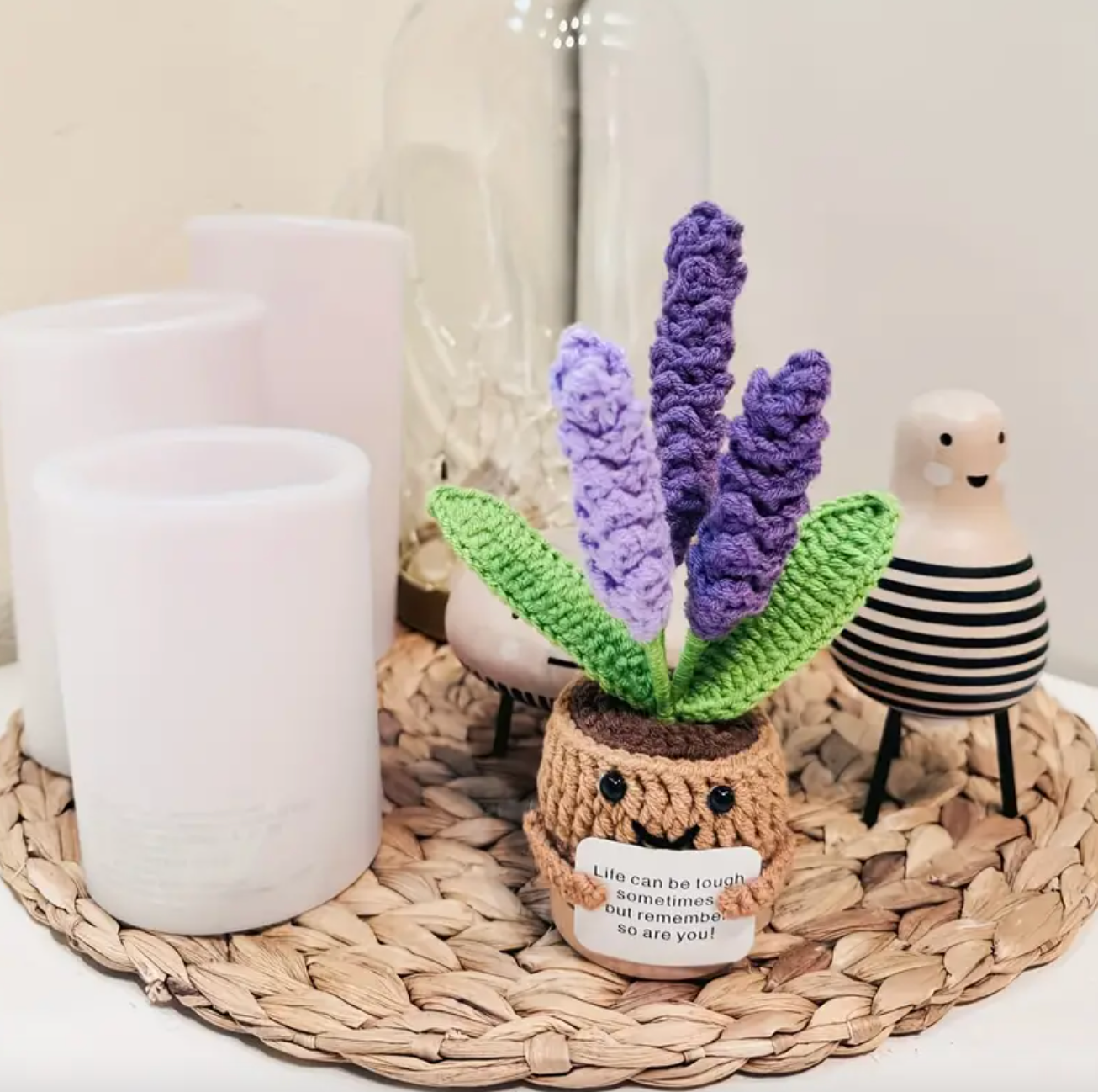 Handmade Emotional Support Plant Lavender