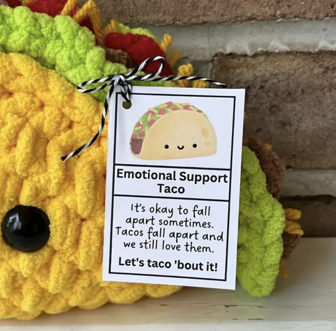 Handmade Emotional Support Taco