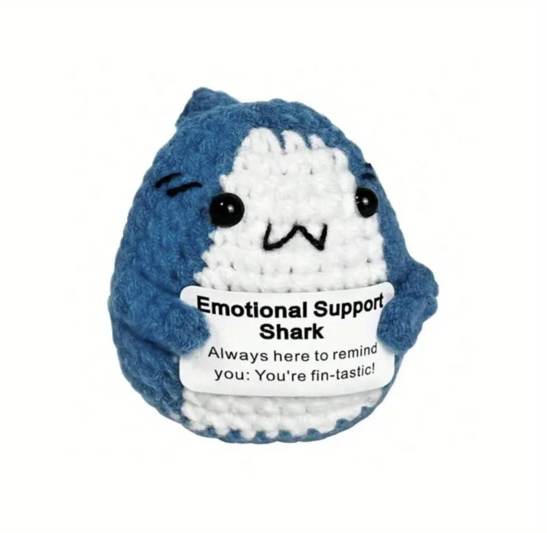 Handmade Emotional Support Shark