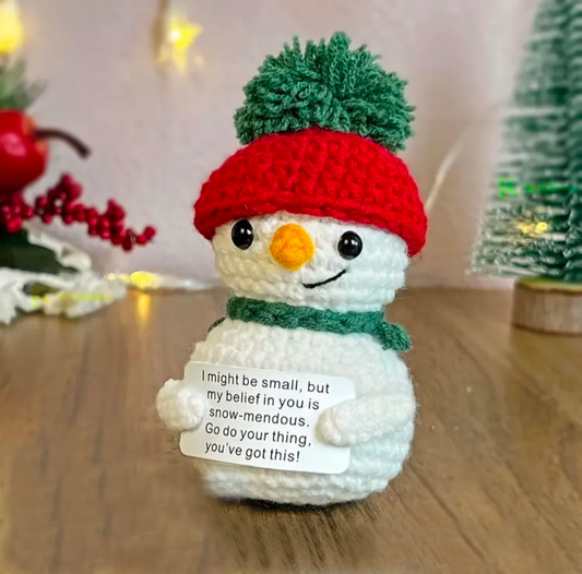 Handmade Positive Snowman