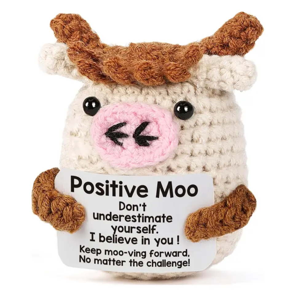 Handmade Positive Moo Cow
