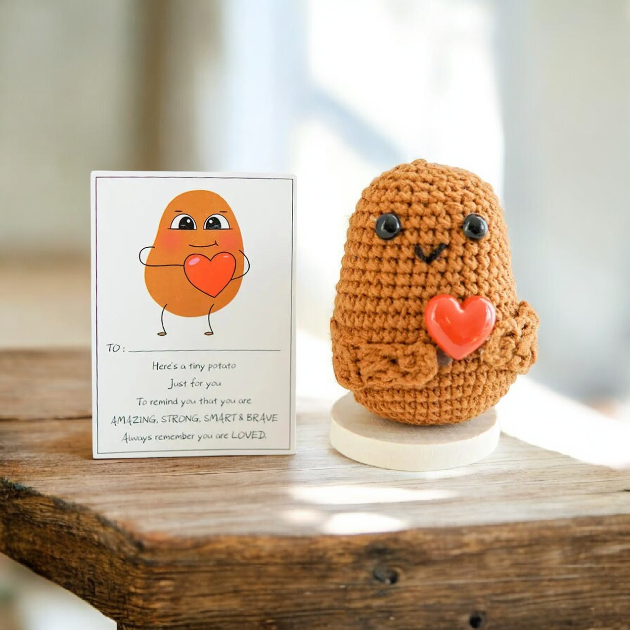 Handmade You Are Loved Potato