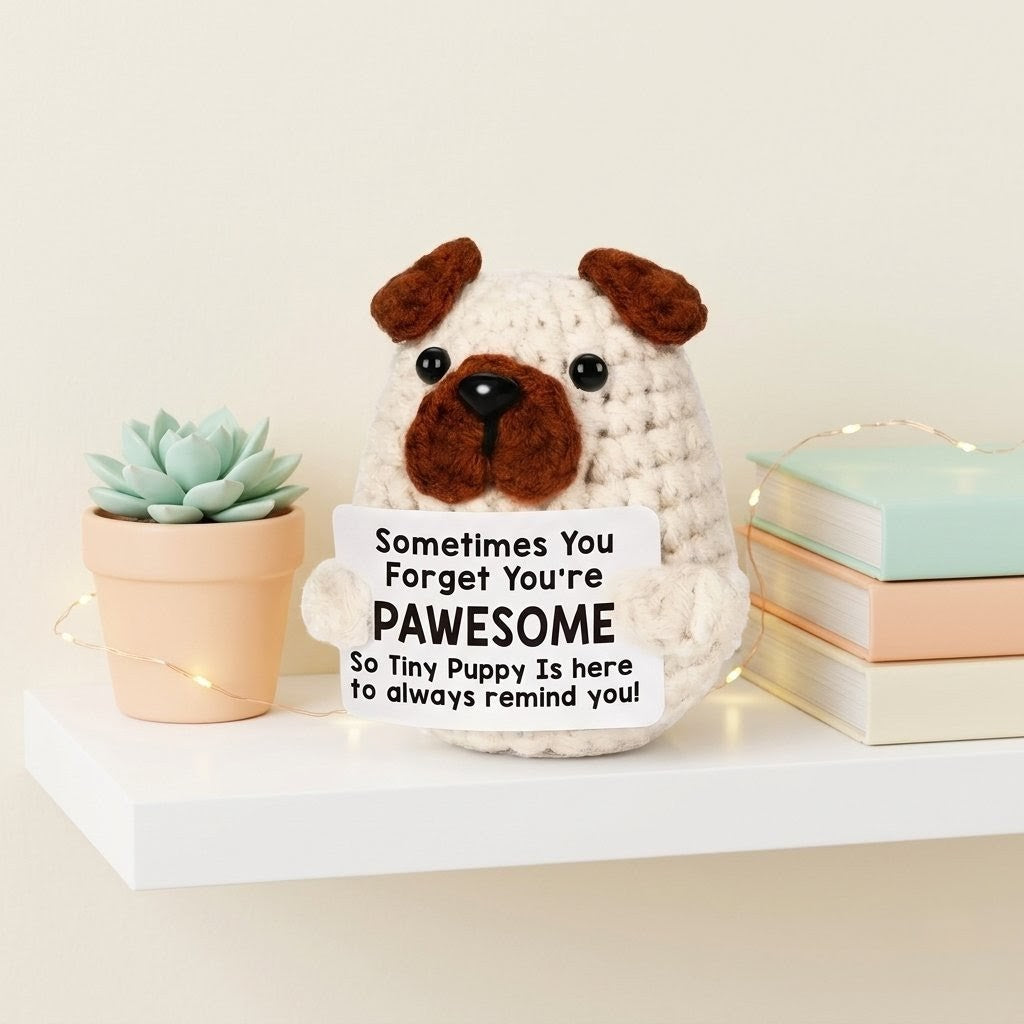 Handmade Positive Tiny Puppy