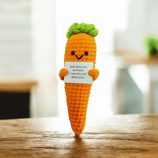 Handmade I Care About You Carrot