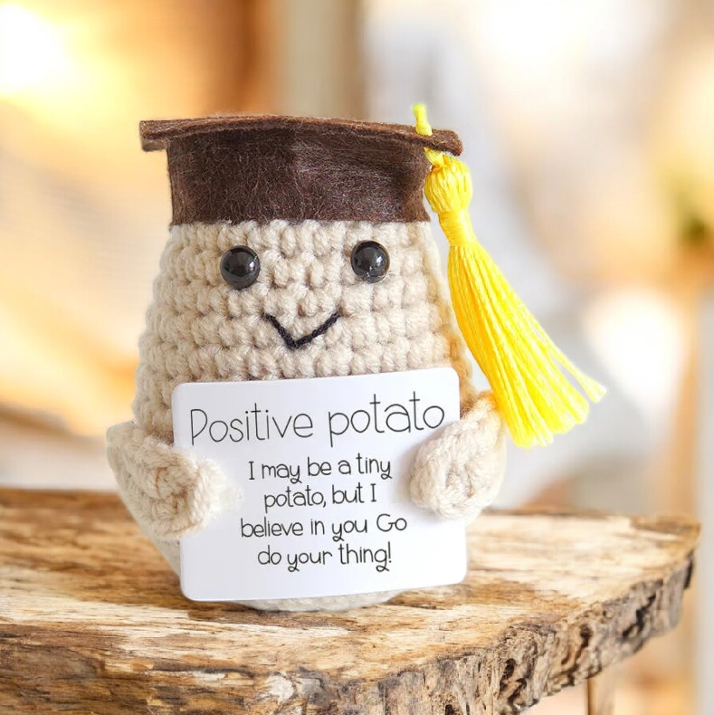 Handmade Graduation Positive Potato