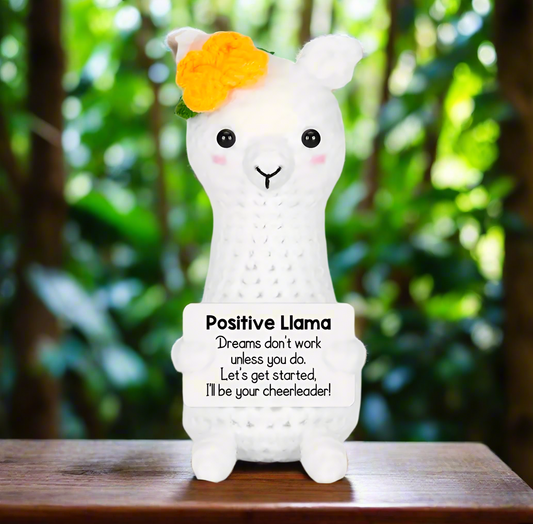 Handmade Positive Llama